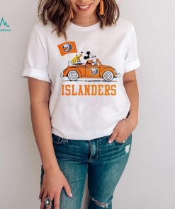 Mickey driving car New York Islanders hockey NHL shirt