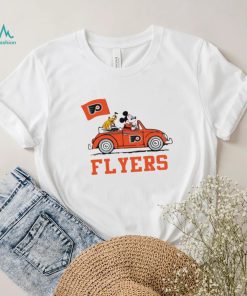 Mickey driving car Philadelphia Flyers hockey NHL shirt