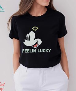 Mickey & friends mad engine feelin’ lucky st. paddy’s day graphic 2024 shirt