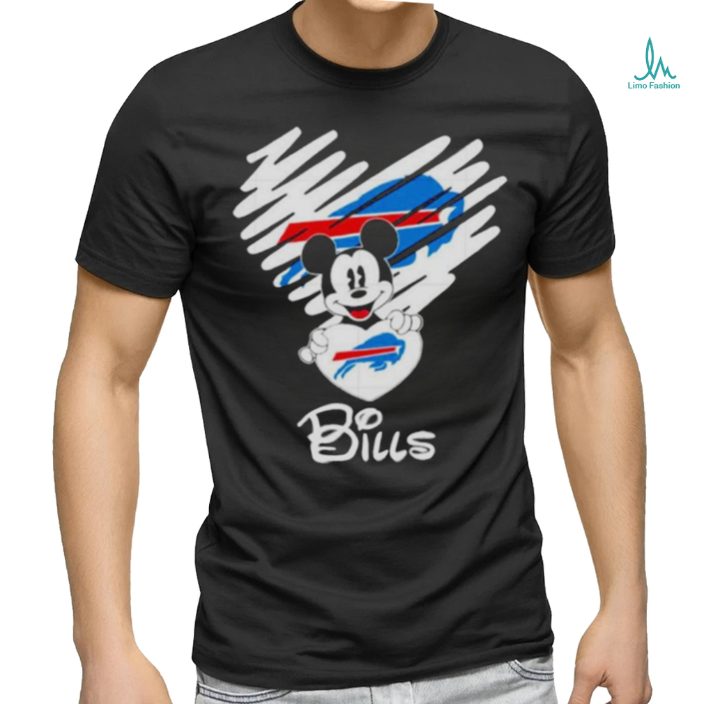 Mickey heart Buffalo Bills shirt Mickey heart Buffalo Bills shirt