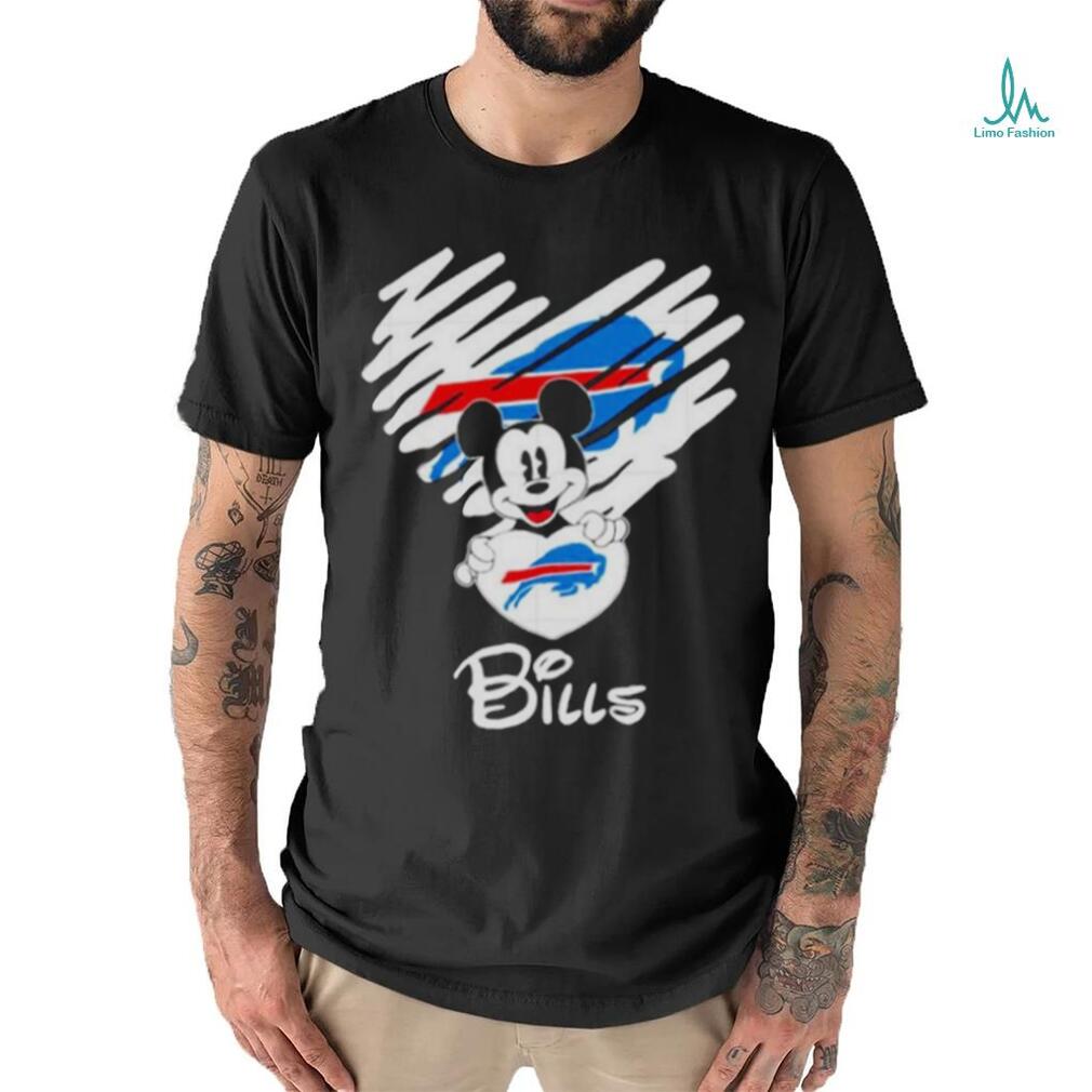 Mickey heart Buffalo Bills shirt Mickey heart Buffalo Bills shirt