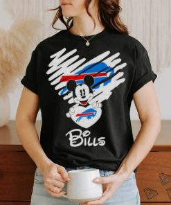 Mickey heart Buffalo Bills shirt