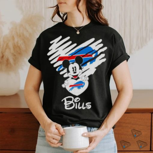 Mickey heart Buffalo Bills shirt