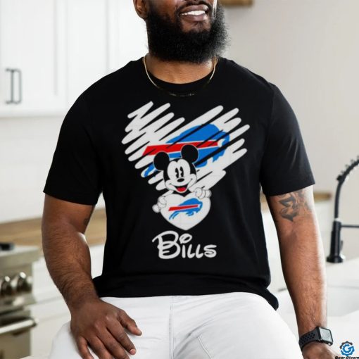 Mickey heart Buffalo Bills shirt