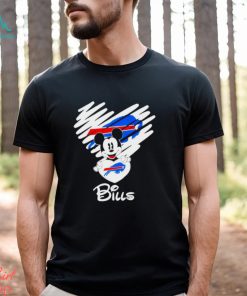 Mickey love Buffalo Bills Valentine Football shirt