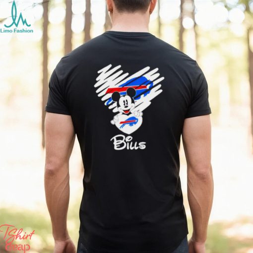 Mickey love Buffalo Bills Valentine Football shirt