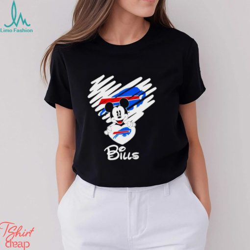 Mickey love Buffalo Bills Valentine Football shirt