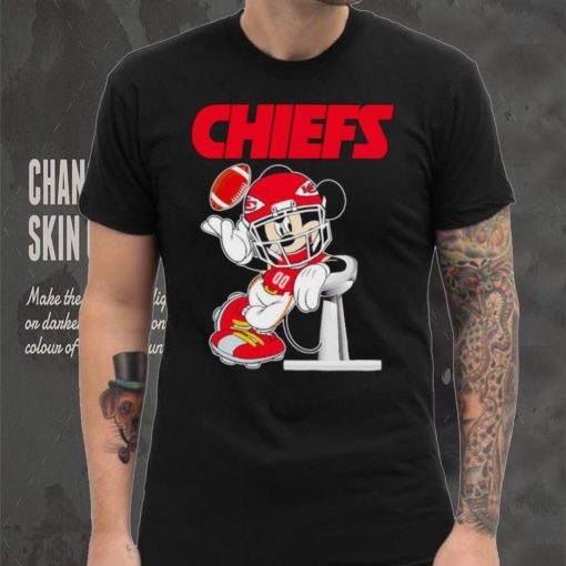 Mickey mouse Kansas City Chiefs Super Bowl NFL Champions shirt