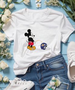 Mickey mouse Kansas City Chiefs piss on Baltimore Ravens shirt