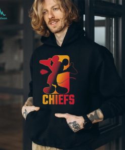 Mickey mouse Kansas city Chiefs toddler disney cross fade shirt