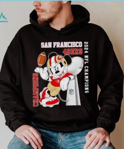 Mickey mouse San Francisco 49ers 2024 NFL Champions shirt