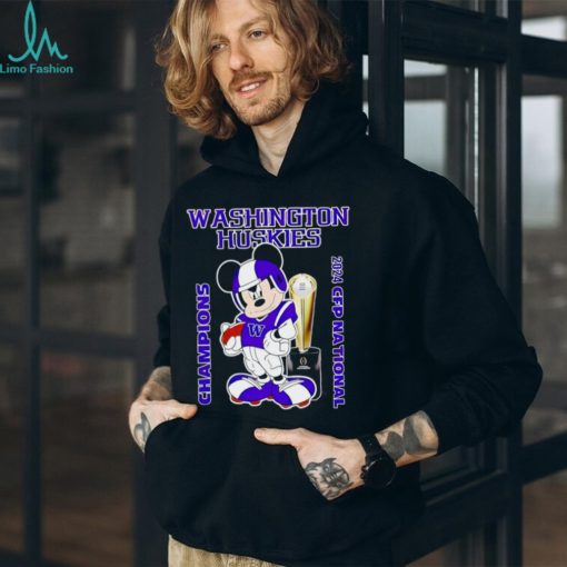 Mickey mouse Washington Huskies 2024 CFP National Champions Shirt
