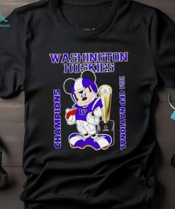 Mickey mouse Washington Huskies 2024 CFP National Champions Shirt