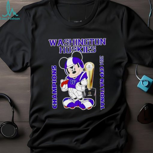 Mickey mouse Washington Huskies 2024 CFP National Champions Shirt