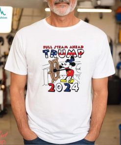Mickey mouse full steam ahead Trump 2024 shirt