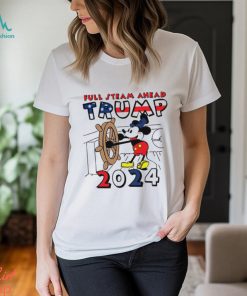 Mickey mouse full steam ahead Trump 2024 shirt