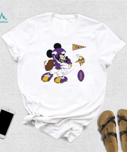 Mickey mouse player Minnesota Vikings Disney shirt