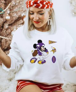Mickey mouse player Minnesota Vikings Disney shirt