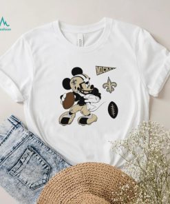 Mickey mouse player New Orleans Saints Disney shirt