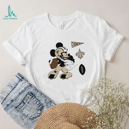 Mickey mouse player New Orleans Saints Disney shirt
