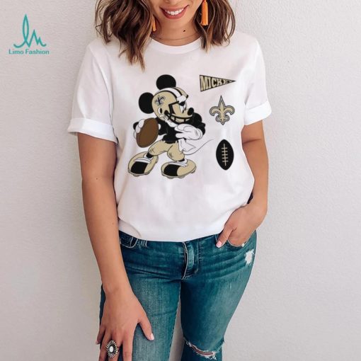 Mickey mouse player New Orleans Saints Disney shirt
