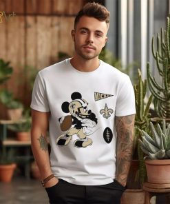 Mickey mouse player New Orleans Saints Disney shirt