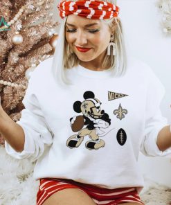 Mickey mouse player New Orleans Saints Disney shirt