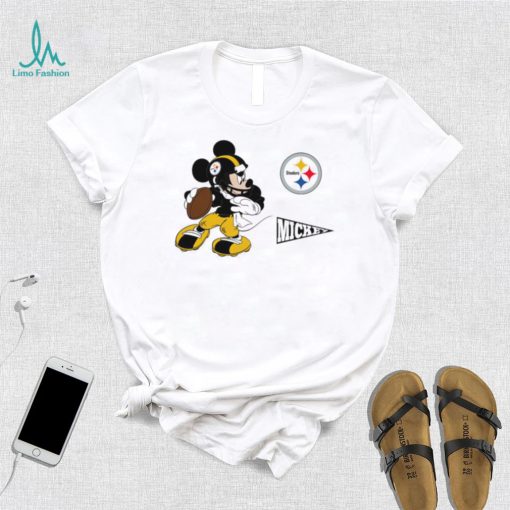 Mickey mouse player Pittsburgh Steelers Disney shirt