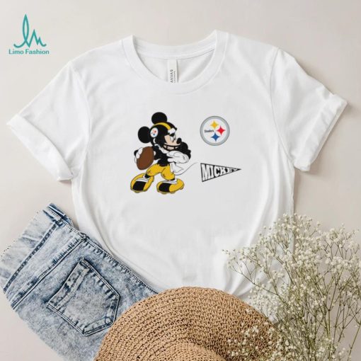 Mickey mouse player Pittsburgh Steelers Disney shirt