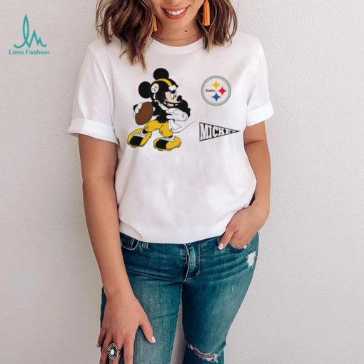 Mickey mouse player Pittsburgh Steelers Disney shirt