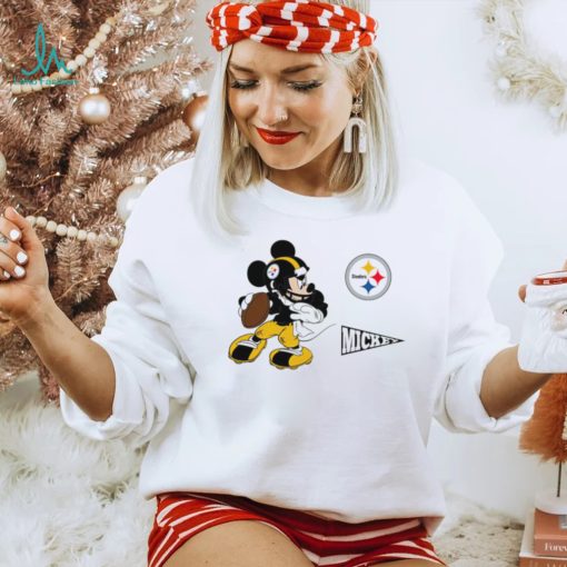 Mickey mouse player Pittsburgh Steelers Disney shirt