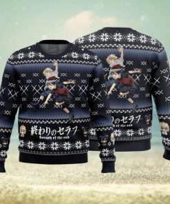Mikaela X Yuuichirou Seraph of the End Ugly Christmas Sweater