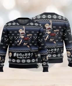 Mikaela X Yuuichirou Seraph of the End Ugly Christmas Sweater
