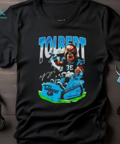 Mike Tolbert player cartoon signature shirt, hoodie, sweater, long sleeve and tank top Mike Tolbert player cartoon signature shirt