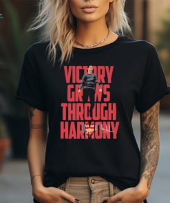Mikel Arteta Coach Arsenal Victory grows through Harmony signature shirt