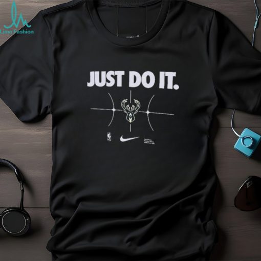 Milwaukee Bucks Basketball Nike Just Do It 2023 2024 Shirt