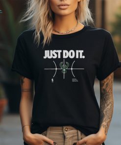 Milwaukee Bucks Just Do It Logo 2024 Shirt