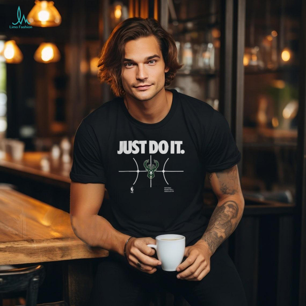 Milwaukee Bucks Just Do It Logo 2024 Shirt Milwaukee Bucks Just Do It Logo 2024 Shirt