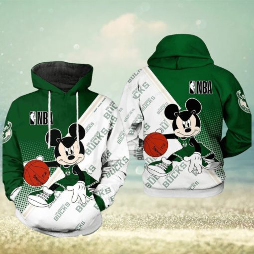 Milwaukee Bucks Nba Awesome 3D Hoodie
