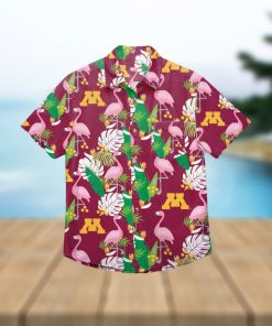 Minnesota Golden Gophers Floral Hawaiian Shirt