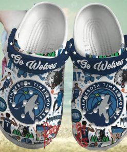 Minnesota Timberwolves Basketball NCAA Crocs Shoes