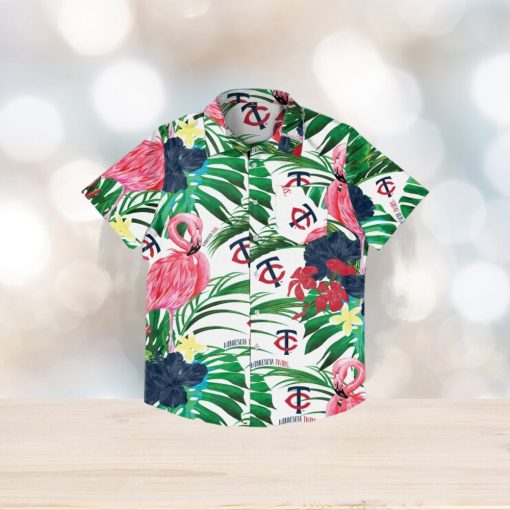 Minnesota Twins Flamingo Hawaiian Shirt