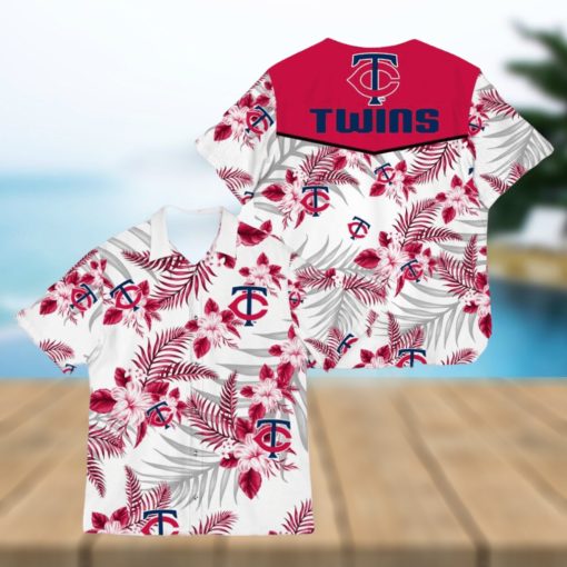 Minnesota Twins Sports American Tropical Patterns Club Trending Summer 3D Hawaiian Shirt For Fans Men And Women Gift