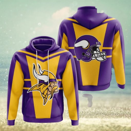 Minnesota Vikings 3D Printed Hoodie