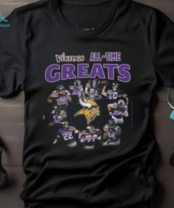 Minnesota Vikings All Time Greats Signed T Shirt