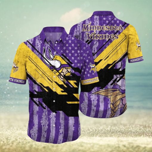 Minnesota Vikings NFL Football Hawaiian Shirt For Fans Men And Women Gift Aloha Beach