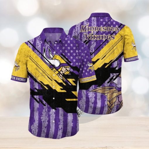 Minnesota Vikings NFL Football Hawaiian Shirt For Fans Men And Women Gift Aloha Beach