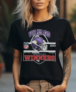 Minnesota Vikings Winners Champions 2023 Super Wild Card NFL Divisional Helmet Logo Shirt
