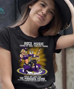 Minnesota Vikings rock music keep my soul forever young shirt