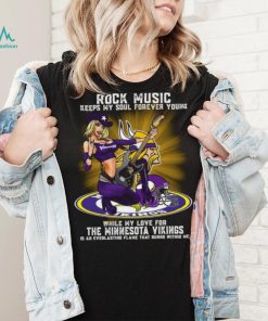 Minnesota Vikings rock music keep my soul forever young shirt
